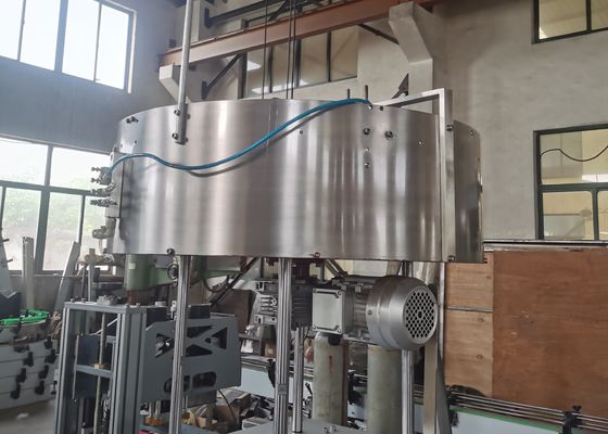 Mechanical 1.2KW Wine Bottle Screw Capping Machine 140mm Pet Bottle Capping Machine