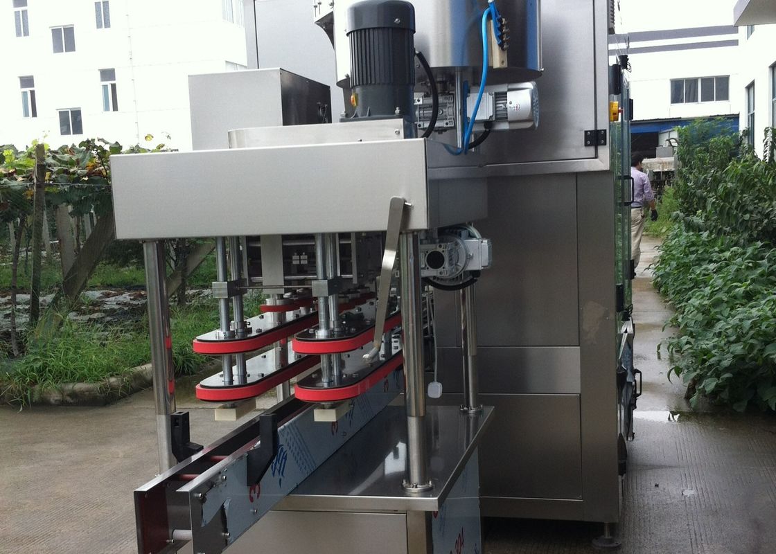 Silver Gray Inline Capping Machine Round Bottle Screw Capping Machine