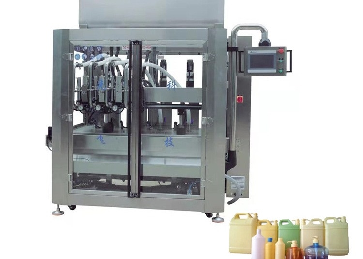 Automatic Liquid Moving Servo Detergent Filling Machine 220V/380V ISO9001